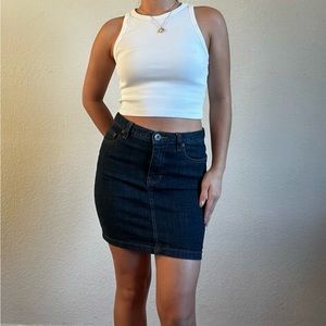 Free People Denim/Jean Skirt